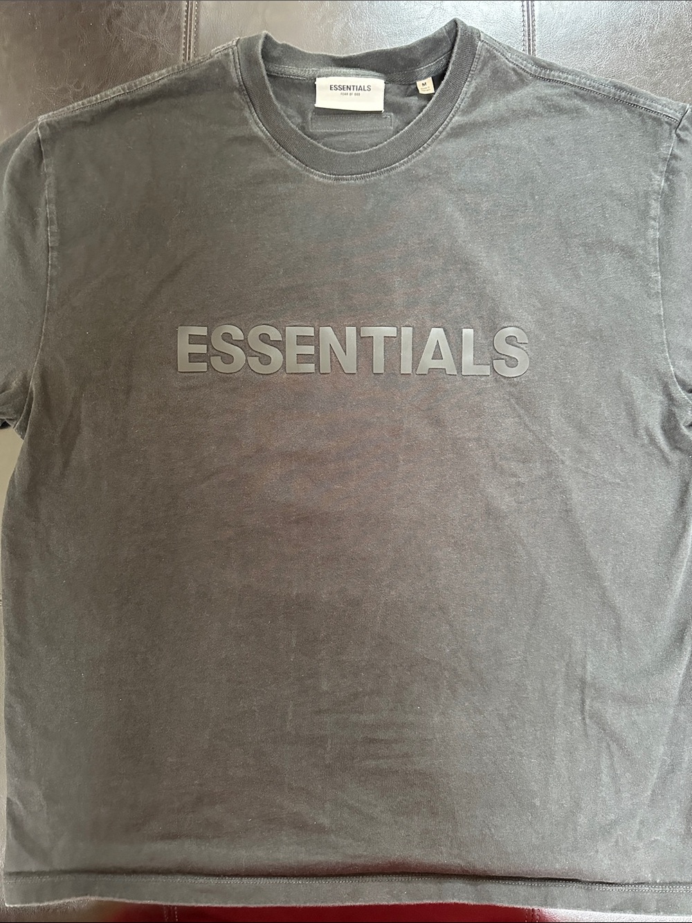 Essentials Fear of God Men's M Short Sleeve Crew Tee in Black
